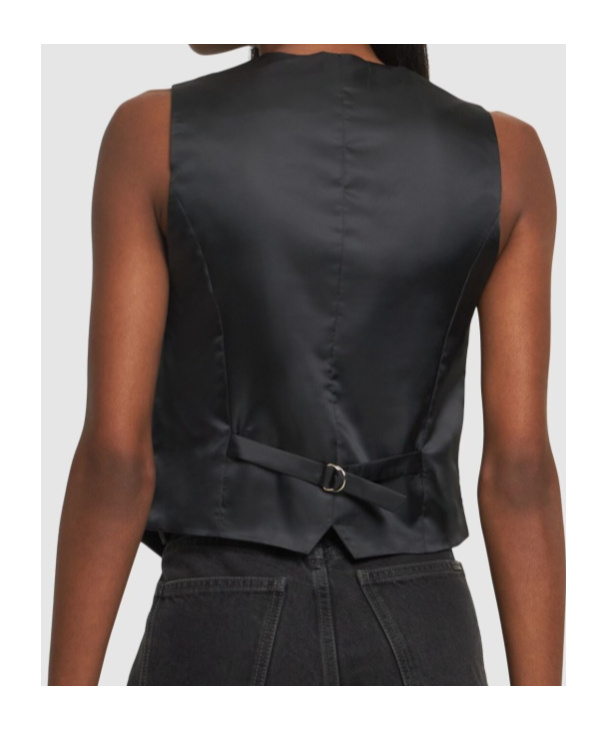 THE FRANKIE SHOP GELSO LYOCELL BLEND WAISTCOAT