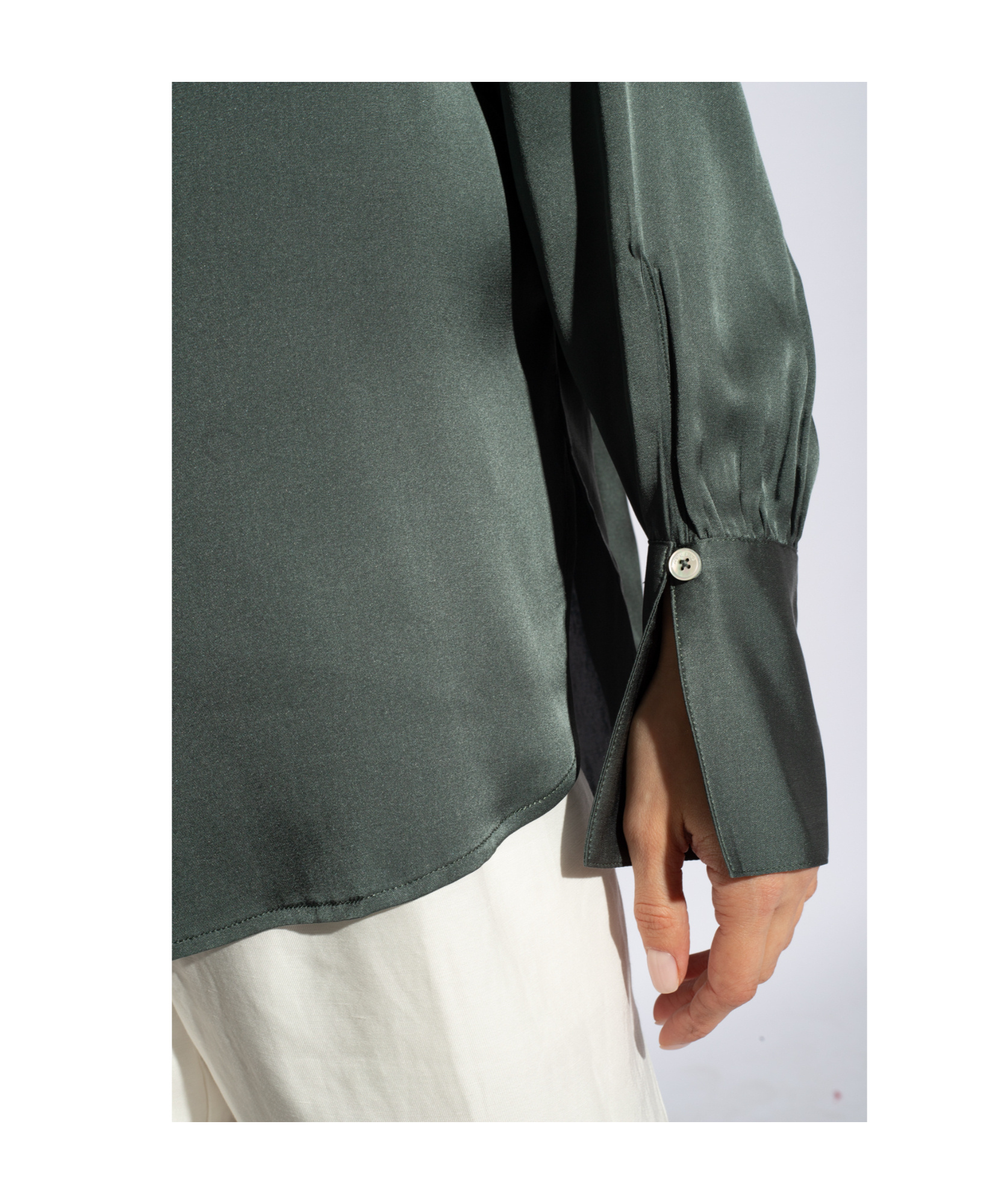 ANINE BING MONICA SILK SHIRT