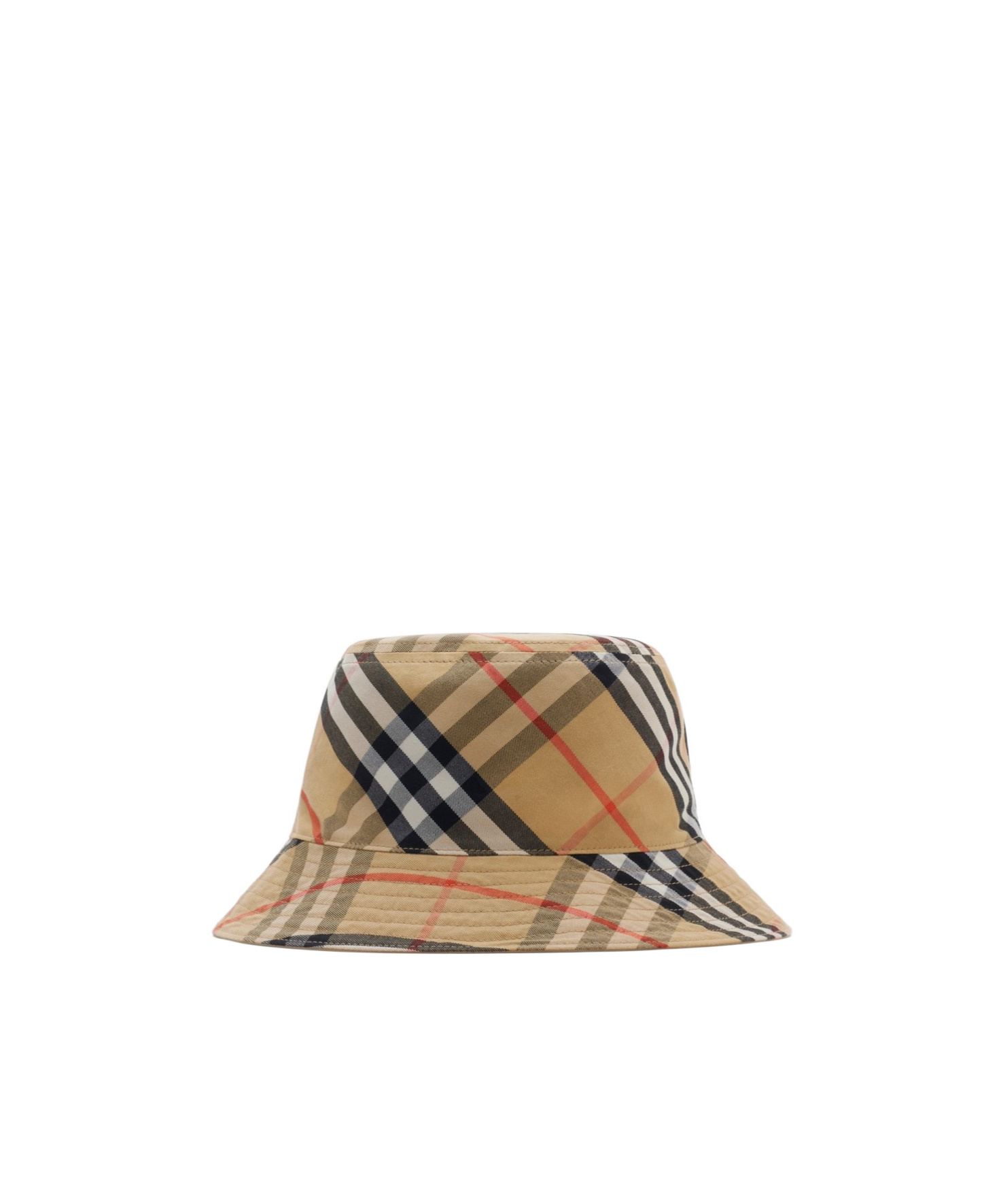Burberry Vintage Check Reversible Bucket Hat In Black