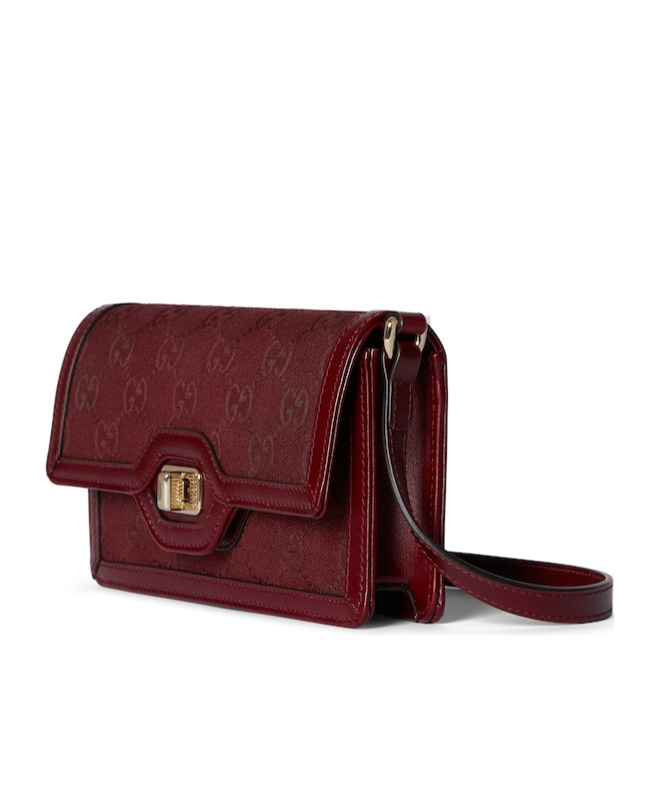 Gucci Luce Mini Shoulder Bag In Red