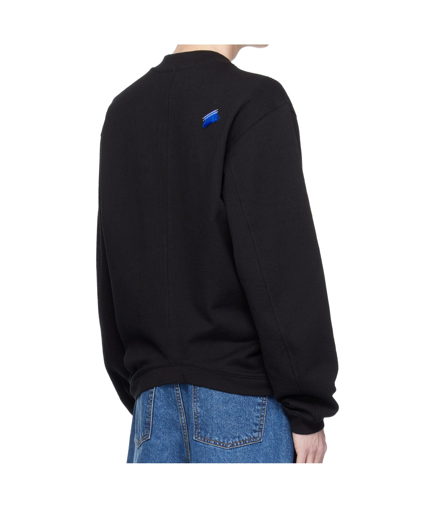 Ader Error Long-sleeved Sweater In Black