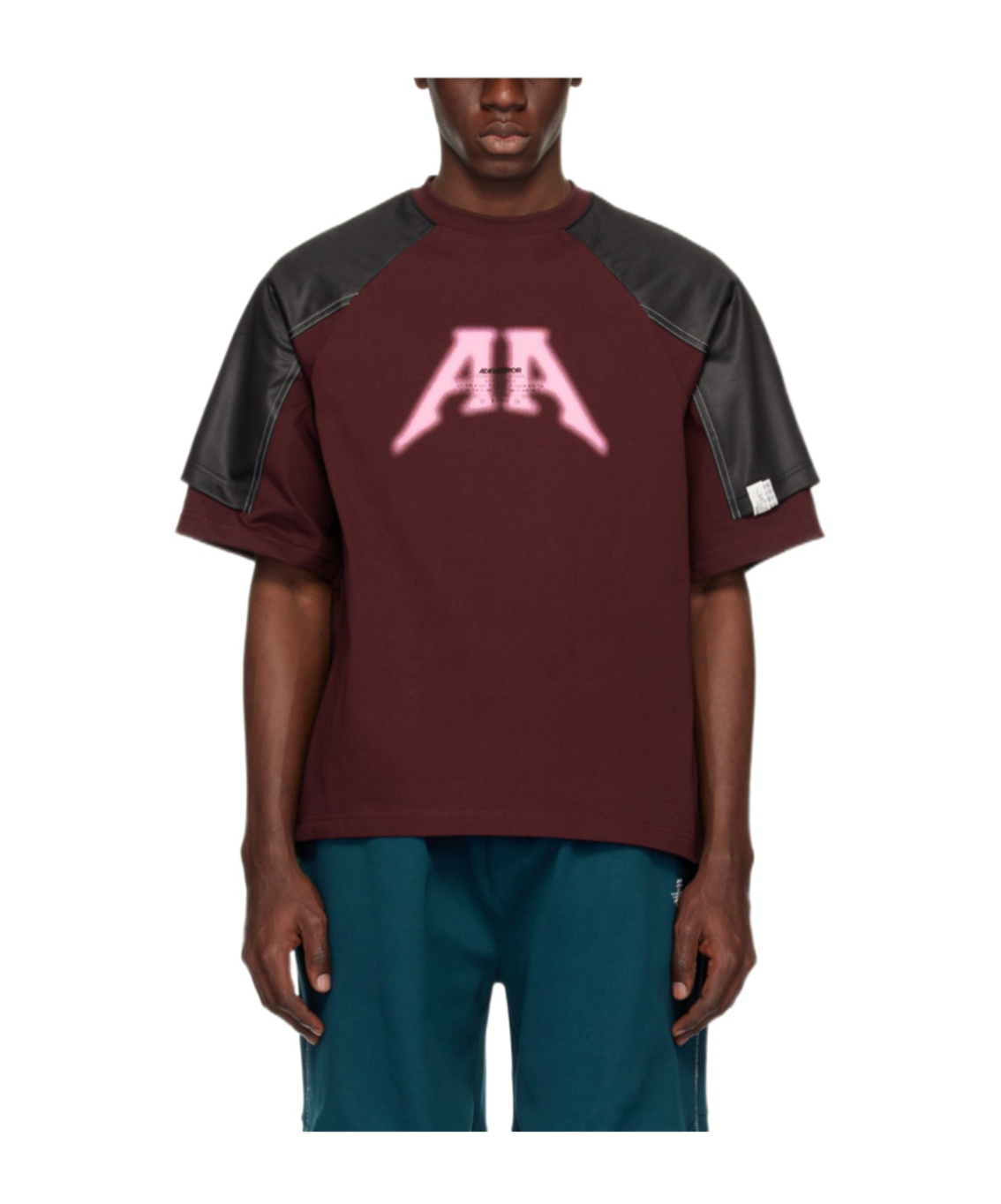 Ader Error Short-sleeved T-shirt In Brown