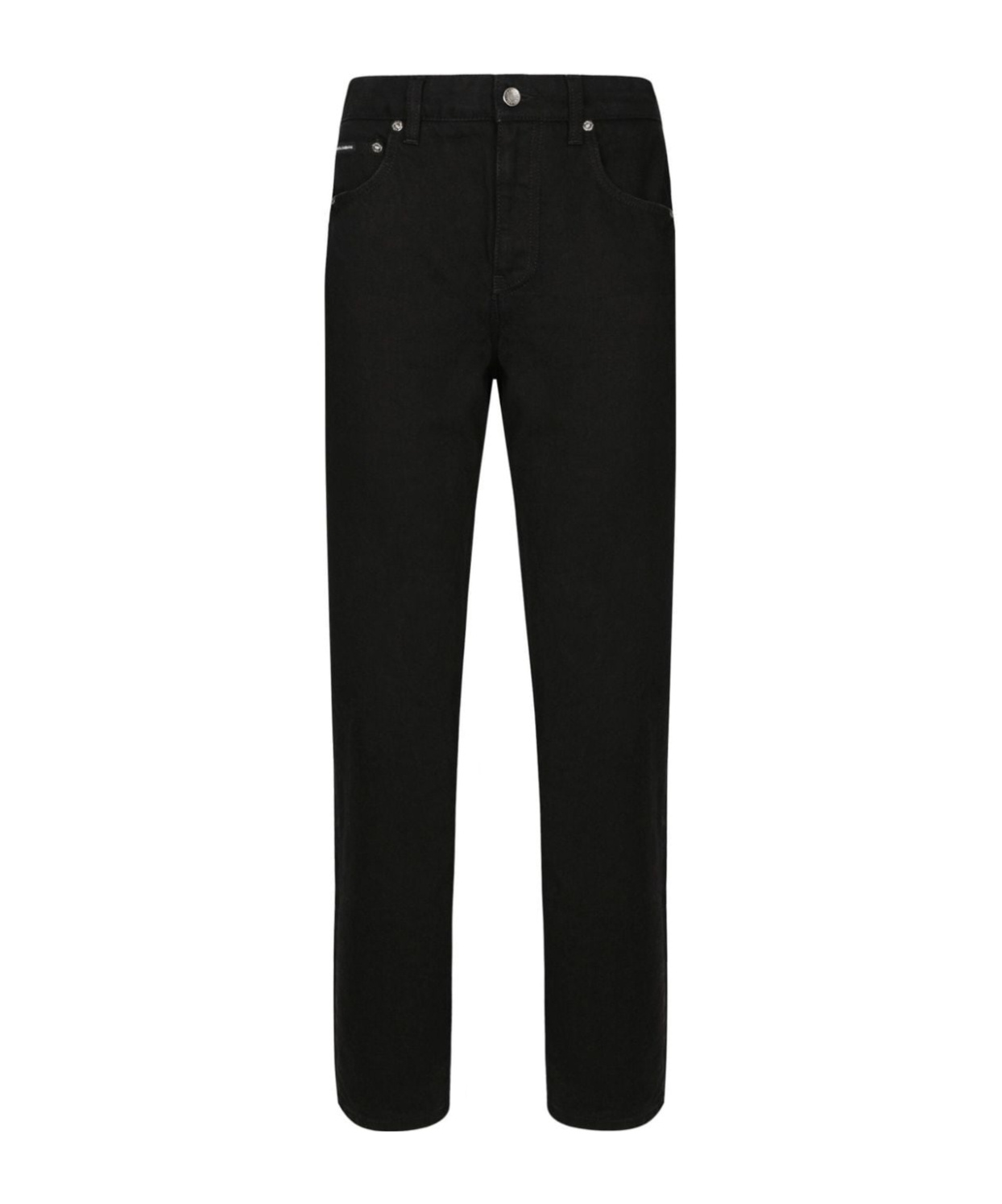 Dolce & Gabbana Dolce&gabbana Low Rise Boyfriend Jeans In Black
