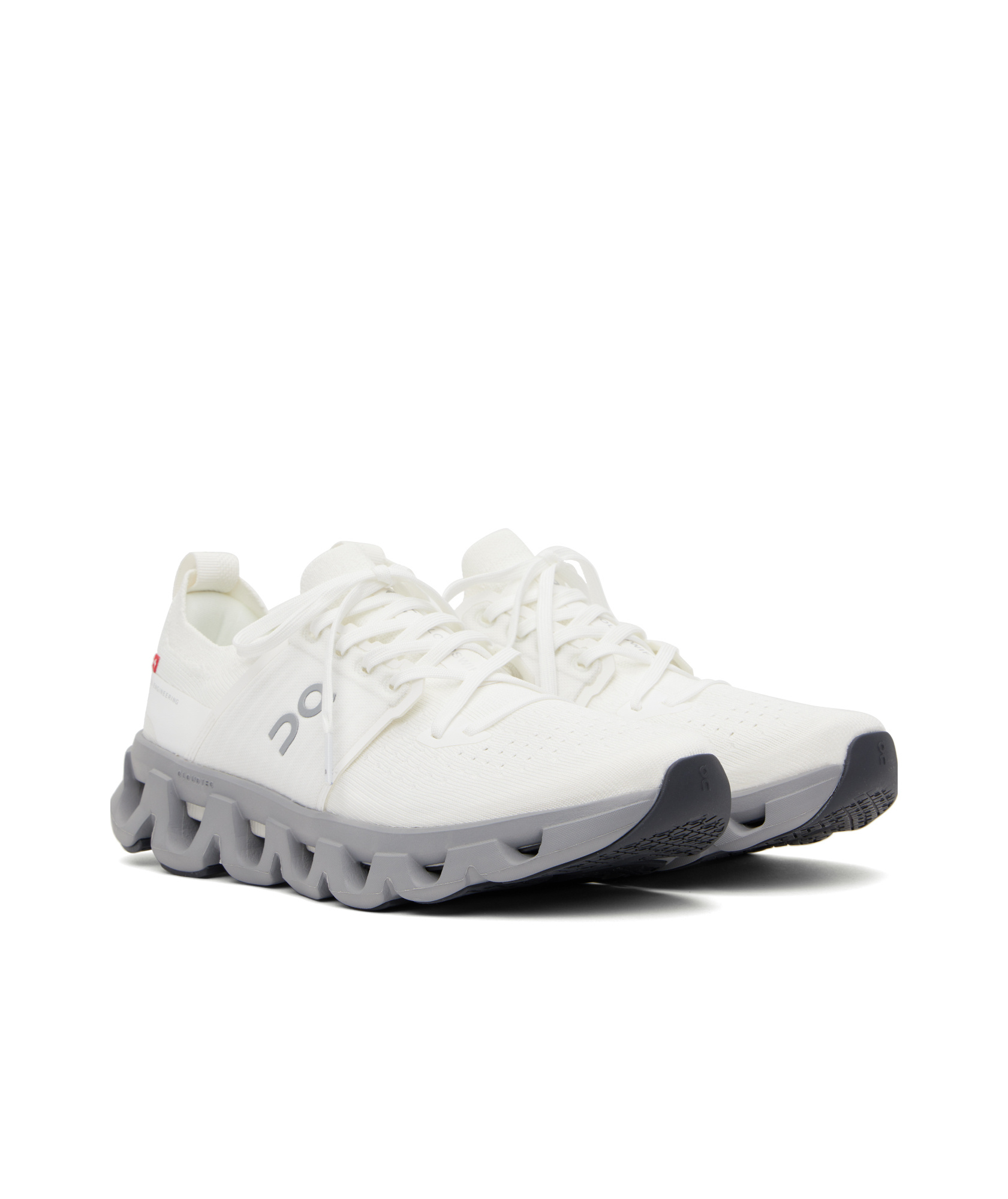 On Running Logo-print Sneakers In White