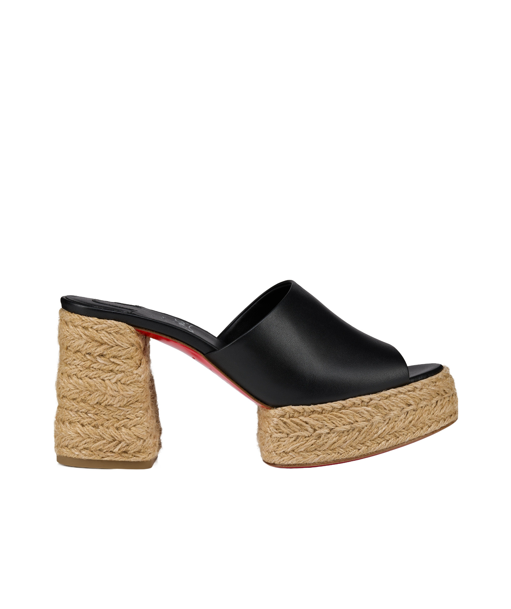 Christian Louboutin Calakala 85mm Leather Platform Mules
