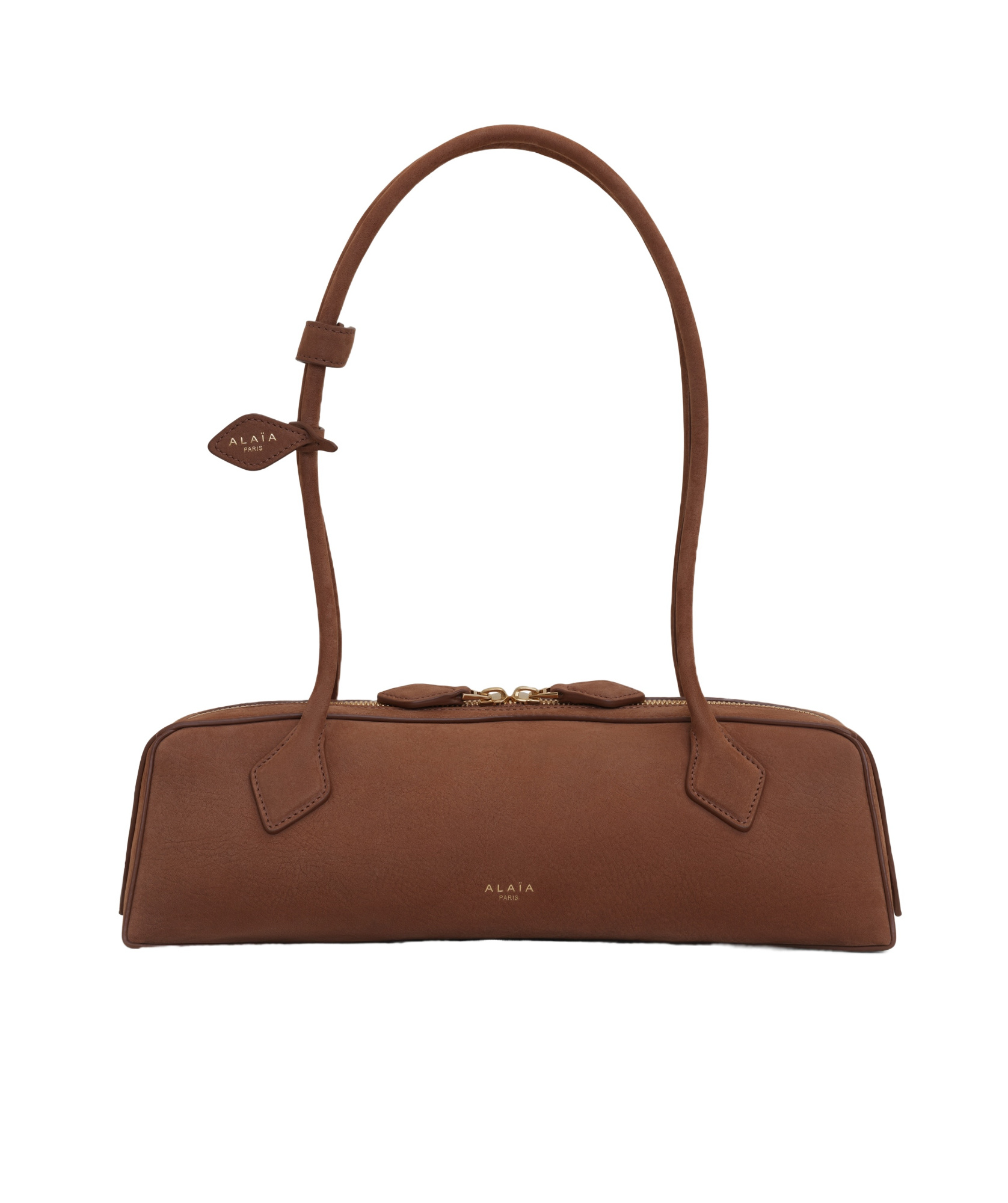 Alaïa Le Teckel Medium Shoulder Bag In Brown