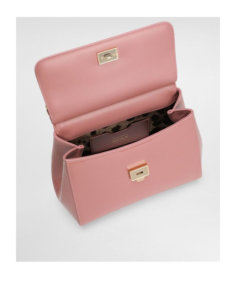 Dolce & Gabbana Small Sicily Tote Bag In Pink