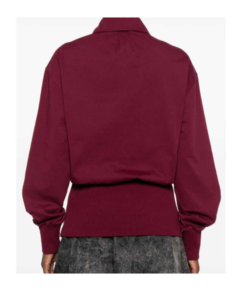 Attico Long Sleeve Shirt In Red