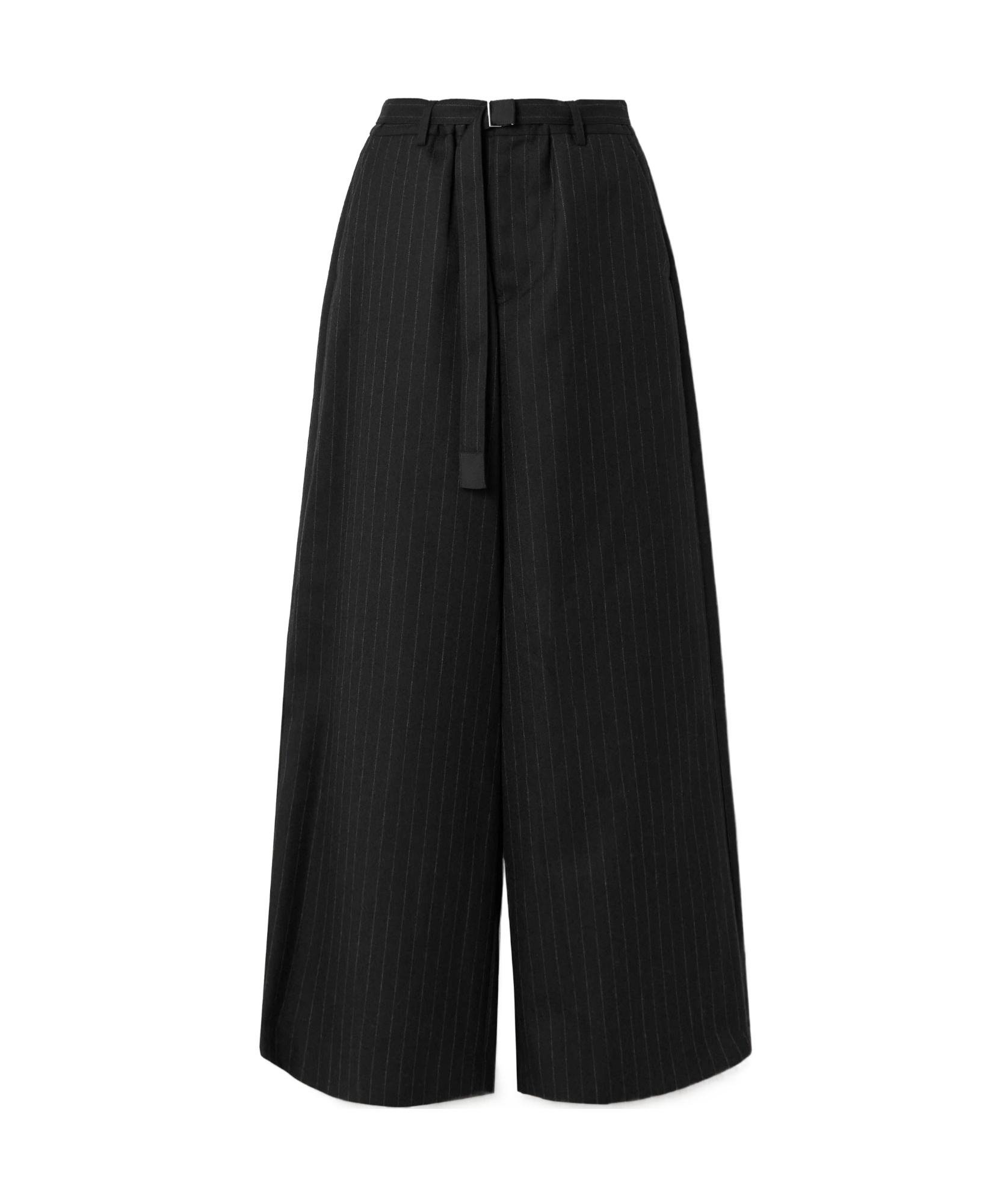 SACAI PINSTRIPED PALAZZO PANTS 