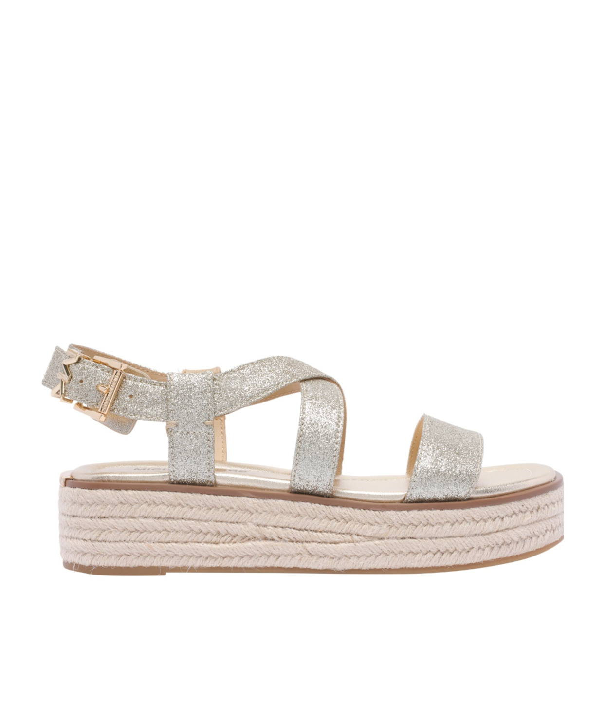 Michael Michael Kors Platform Sandals In Metallic