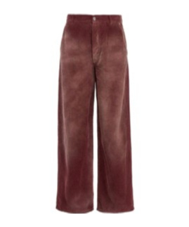 Dior Belt Loop Casual Pants In Brown
