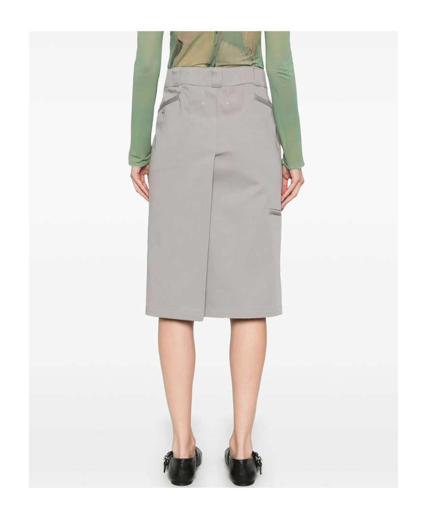 Maison Margiela Belt Loops Skirts In Zen Gray
