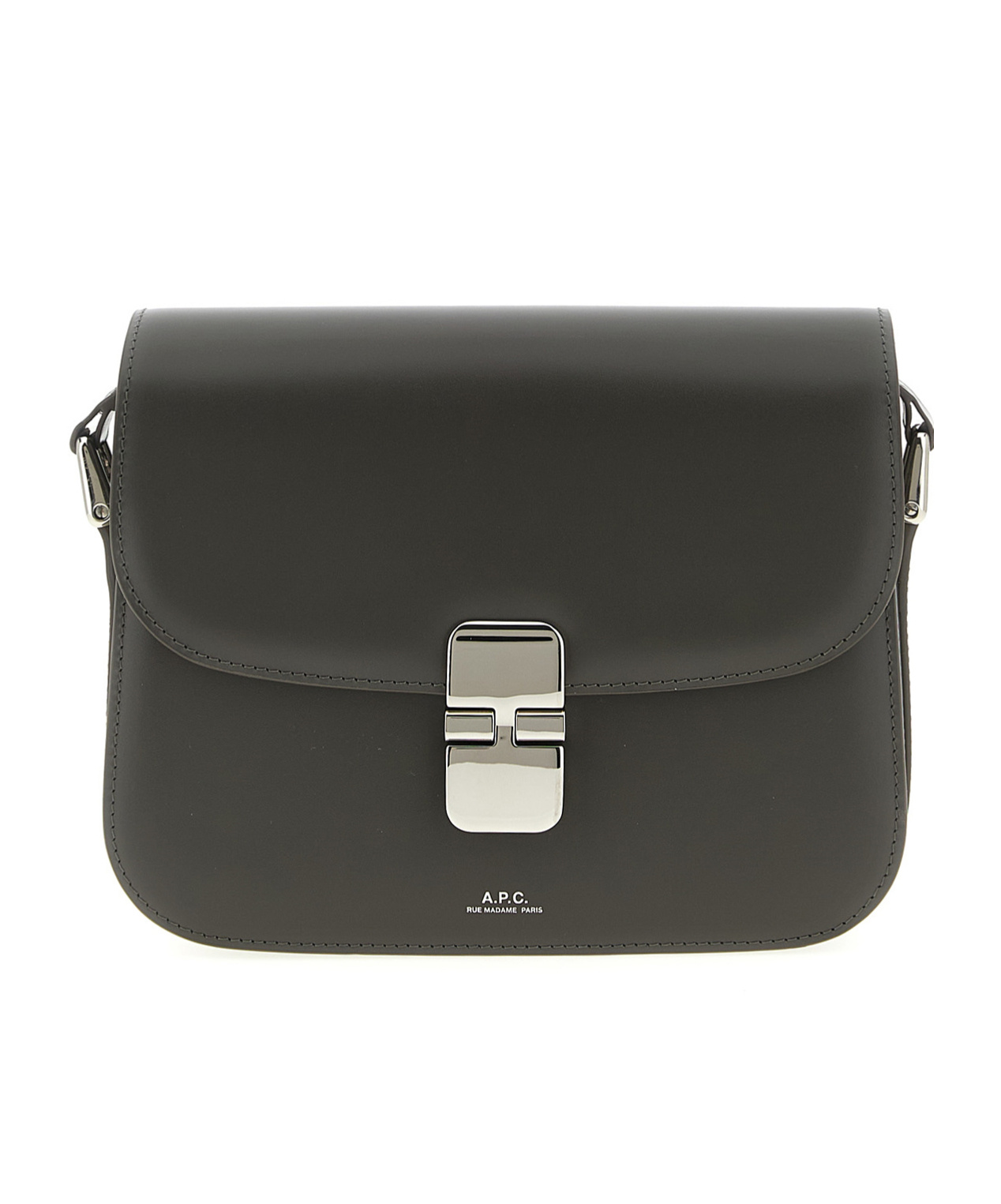 Apc Small Grace Shoulder Bag With Adjustable Strap In Gray