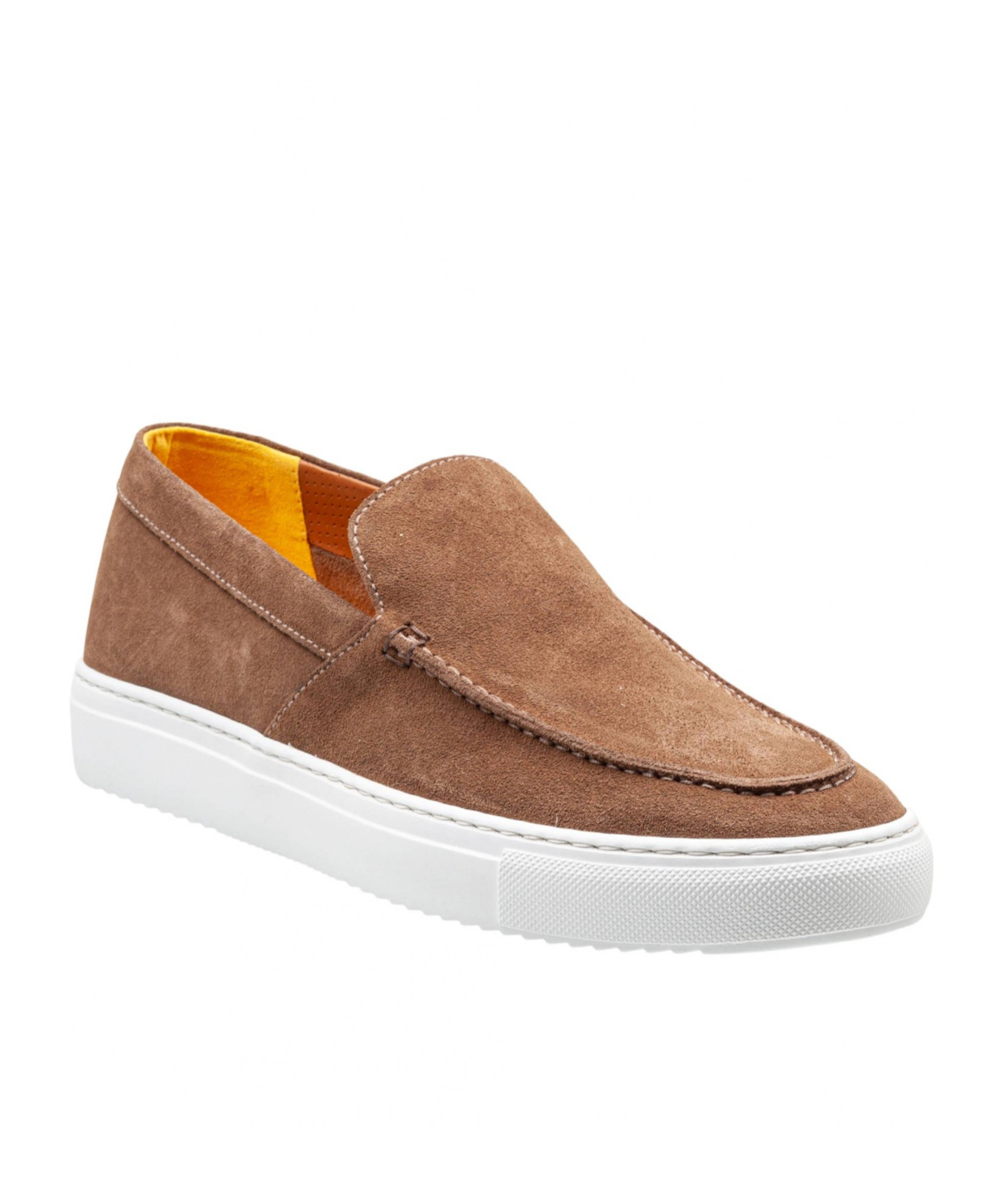 Doucal's Doucals Moccasin In Vision Color Suede In Brown