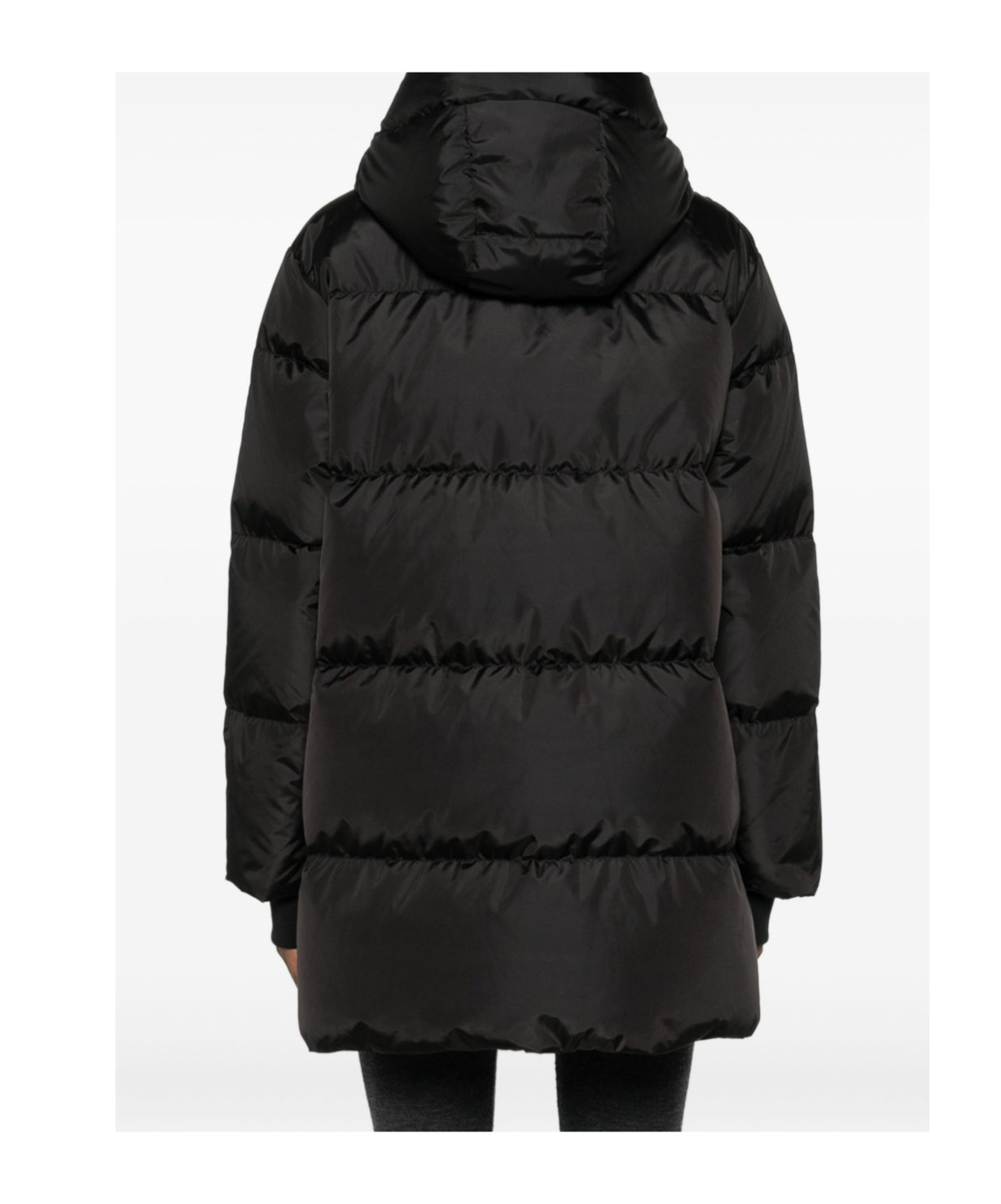 Lempelius Anu Midi Down Jacket In Black