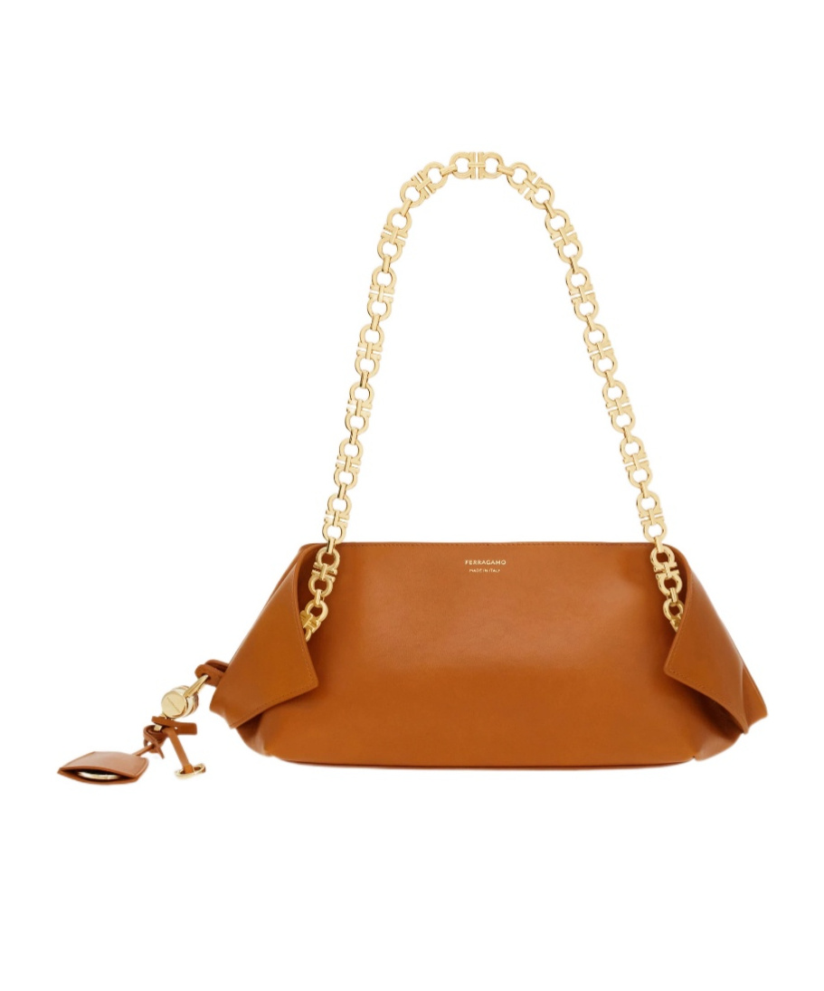 Ferragamo Small Folded Chain-strap Shoulder Bag