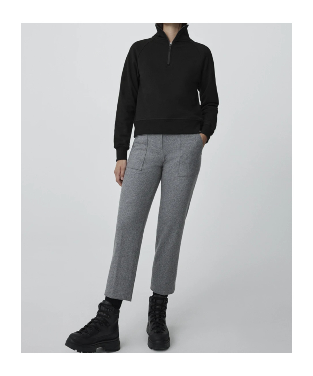 CANADA GOOSE HALF-ZIP SWEATSHIRT 