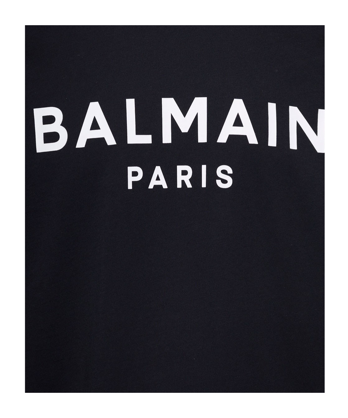 Shop Balmain Printed Paris Short-sleeved T-shirt In Black