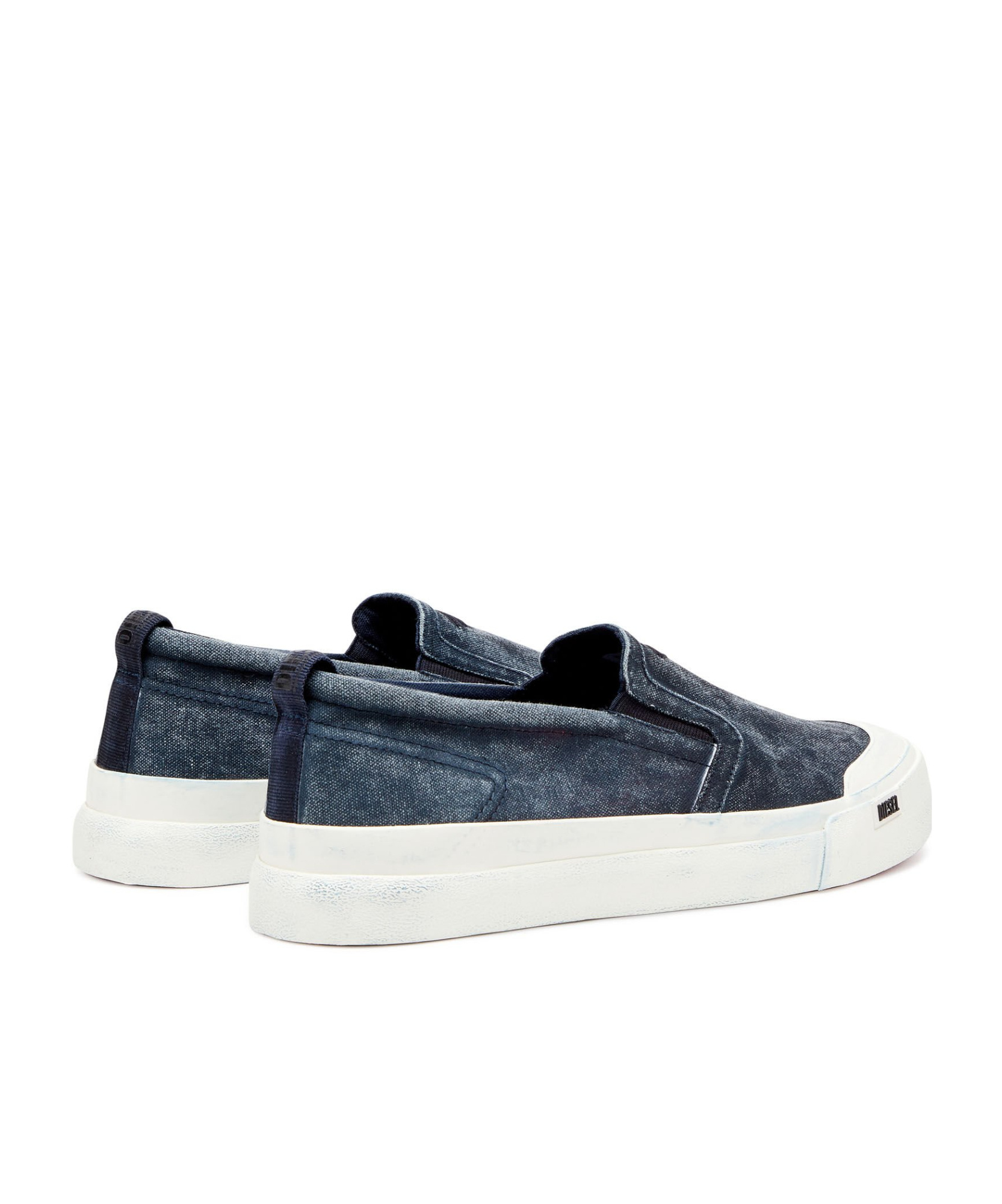 Diesel Man Sneakers Deep Teal Size 10 Cotton In Blue