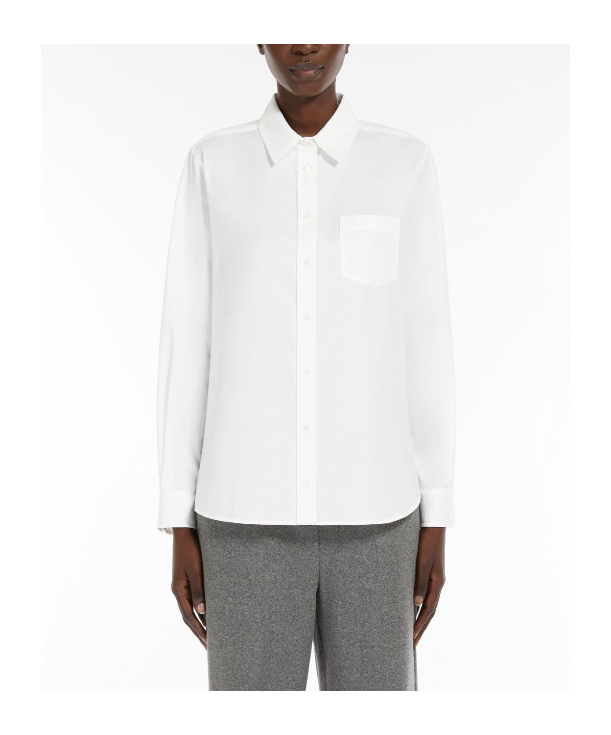 Weekend Max Mara Almina Buttoned Shirt In White