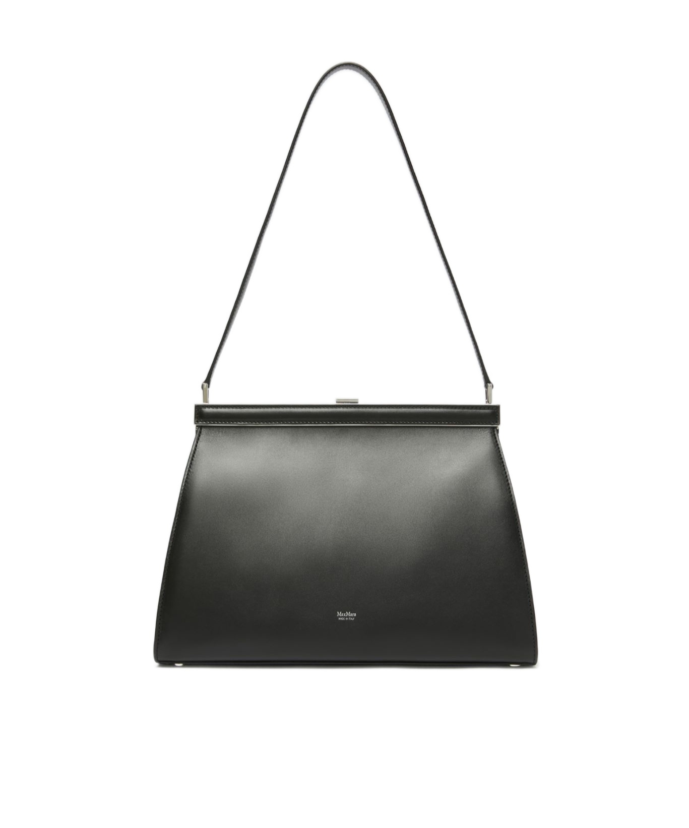 Max Mara Logo Shoulder Bag In Black
