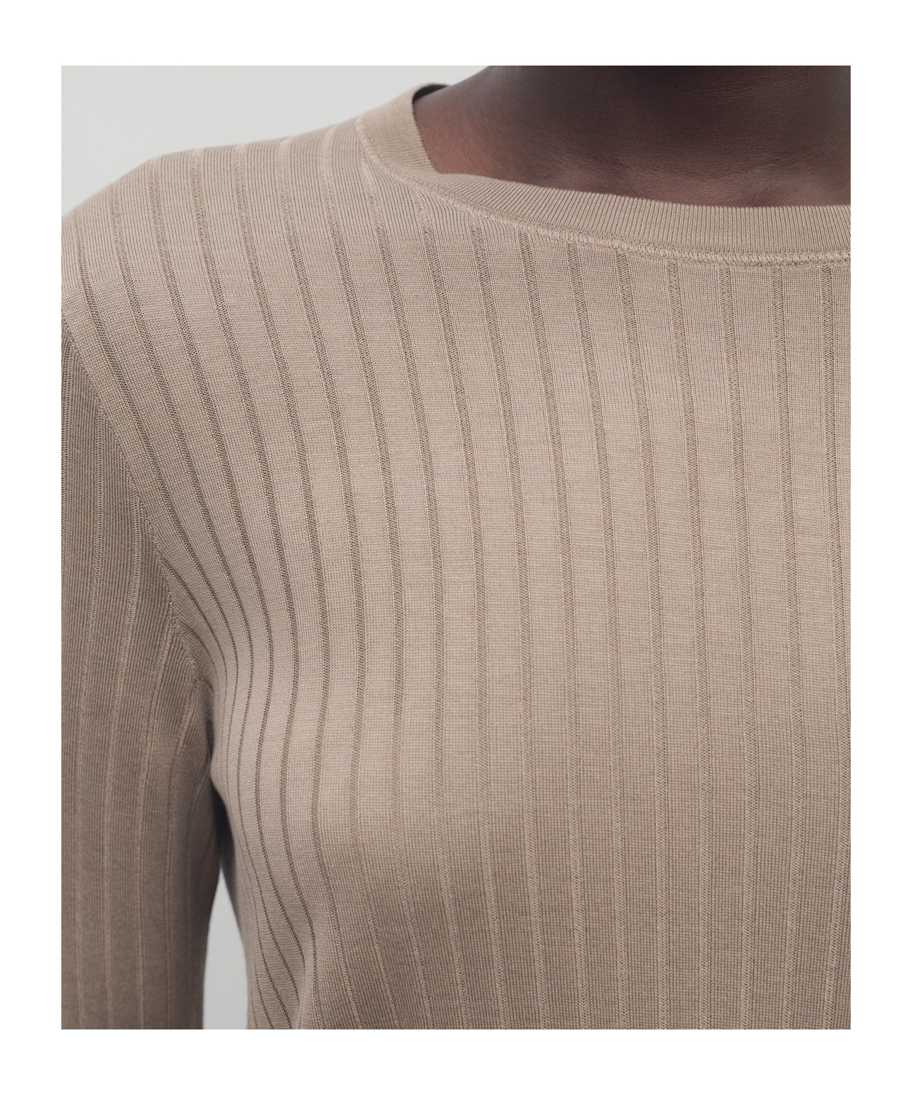 The Row Cappuccino Viscose Blend Top