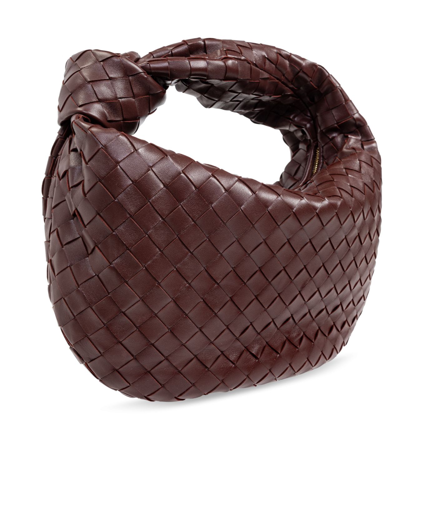 Bottega Veneta Brown Mini Jodie Bag In Red