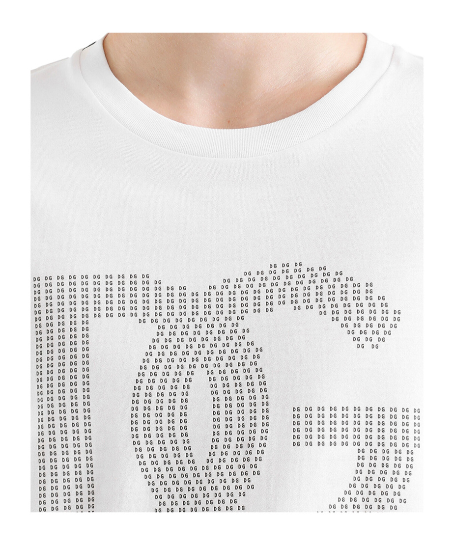 Dolce & Gabbana White Dg Logo T-shirt In White