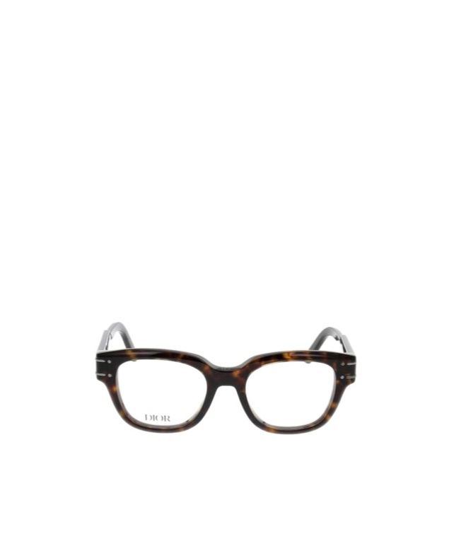 Dior Eyewear Rectangle Frame Glasses In Black