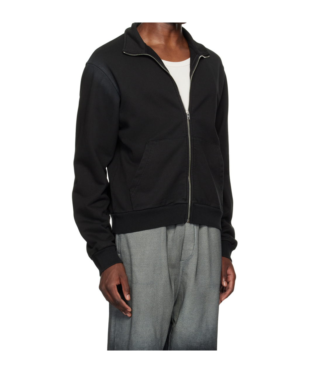 WE11 DONE ZIPPERED LONG-SLEEVED CASUAL JACKET 