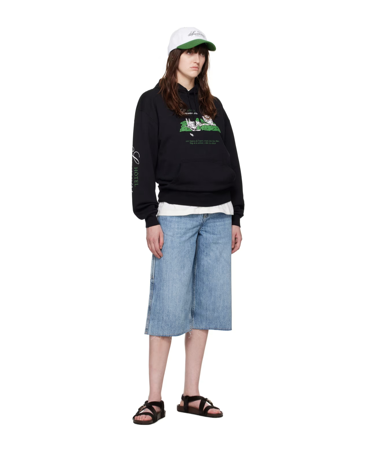 Apc Black Jjjjound Edition 'hôtel Souvenirs' Hoodie In Black