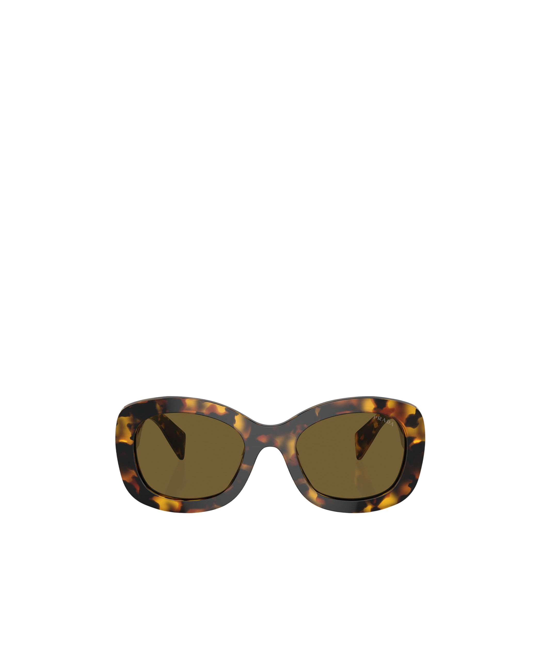 Prada Rectangle-frame Sunglasses In Green