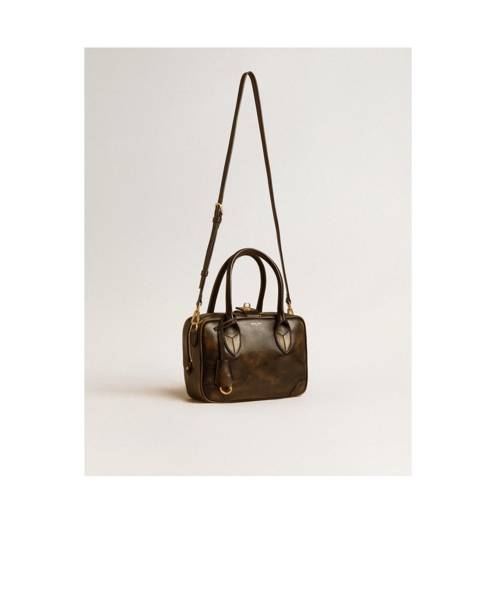 Golden Goose 'vita' Tote Bag In Black Leather In Black
