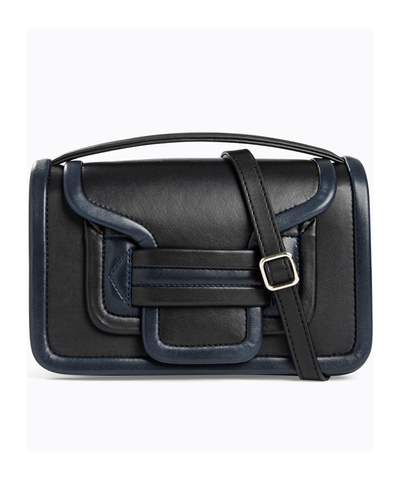 Pierre Hardy Flip Shoulder Bag In Black