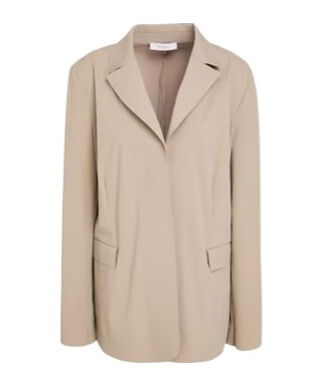 Max Mara Single-breasted Blazer In Nude