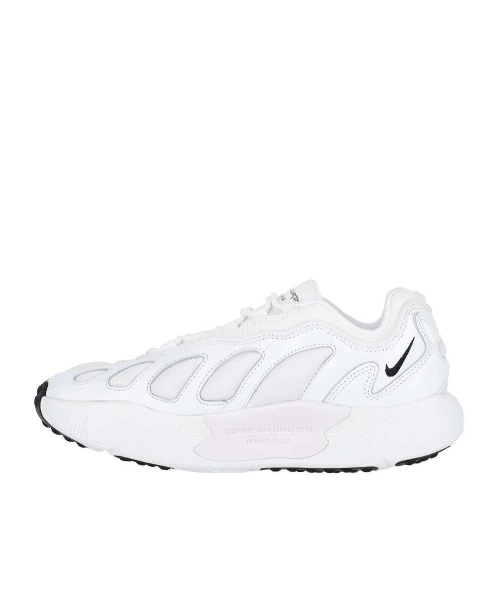 Shop Comme Des Garcons Homme Plus X Nike Lace Up Sneakers In White