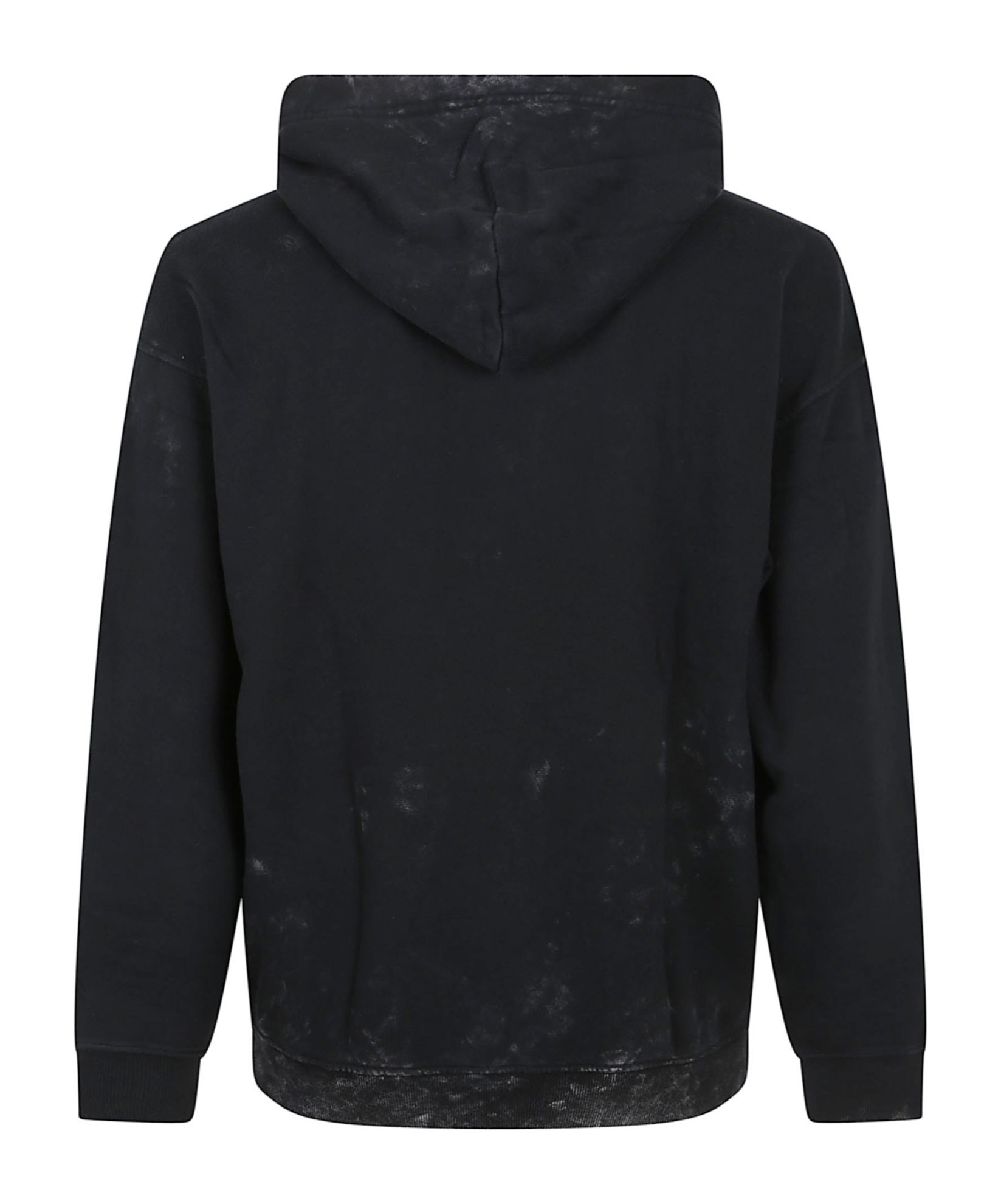 Diesel Hooded Sweatshirt Kangaroo Pockets In Black
