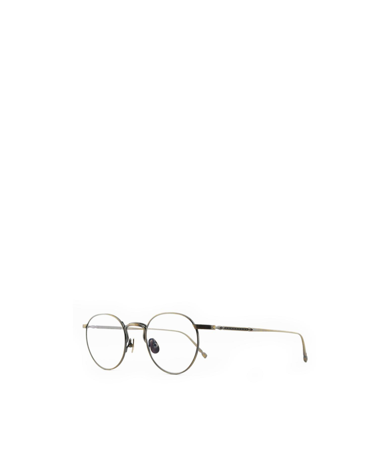 Matsuda Round-frame Glasses In Brown