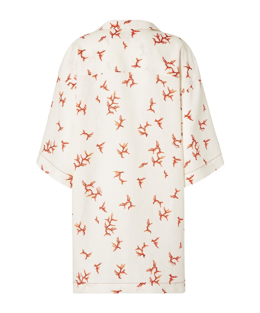 Fendi White Linen Shirt In White