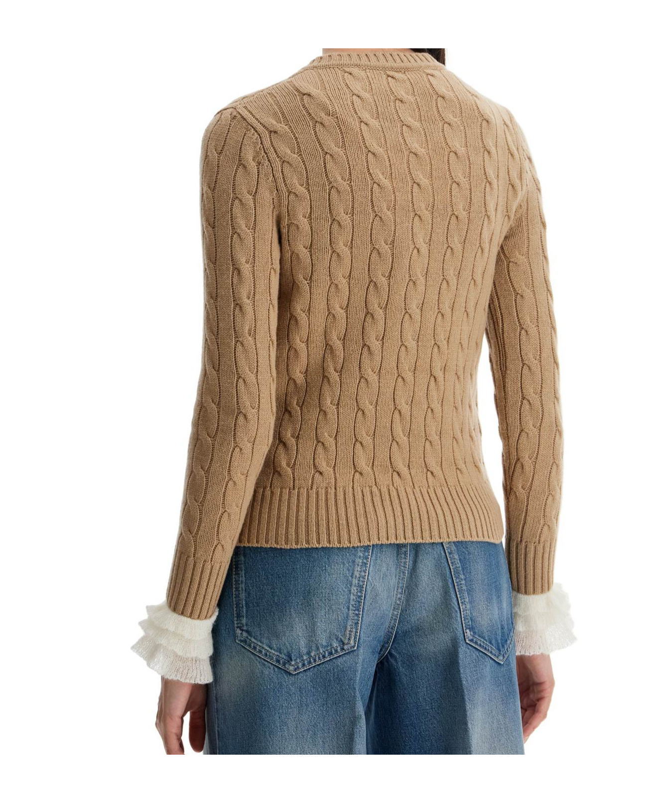 Valentino Knit Sweater In Nude