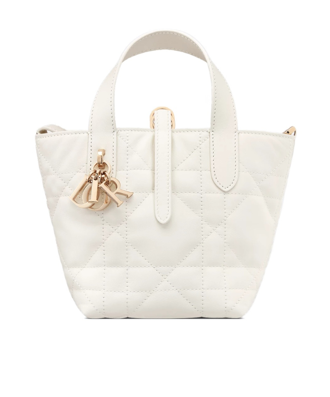 Dior Micro Toujours Vertical Bag In Milky White