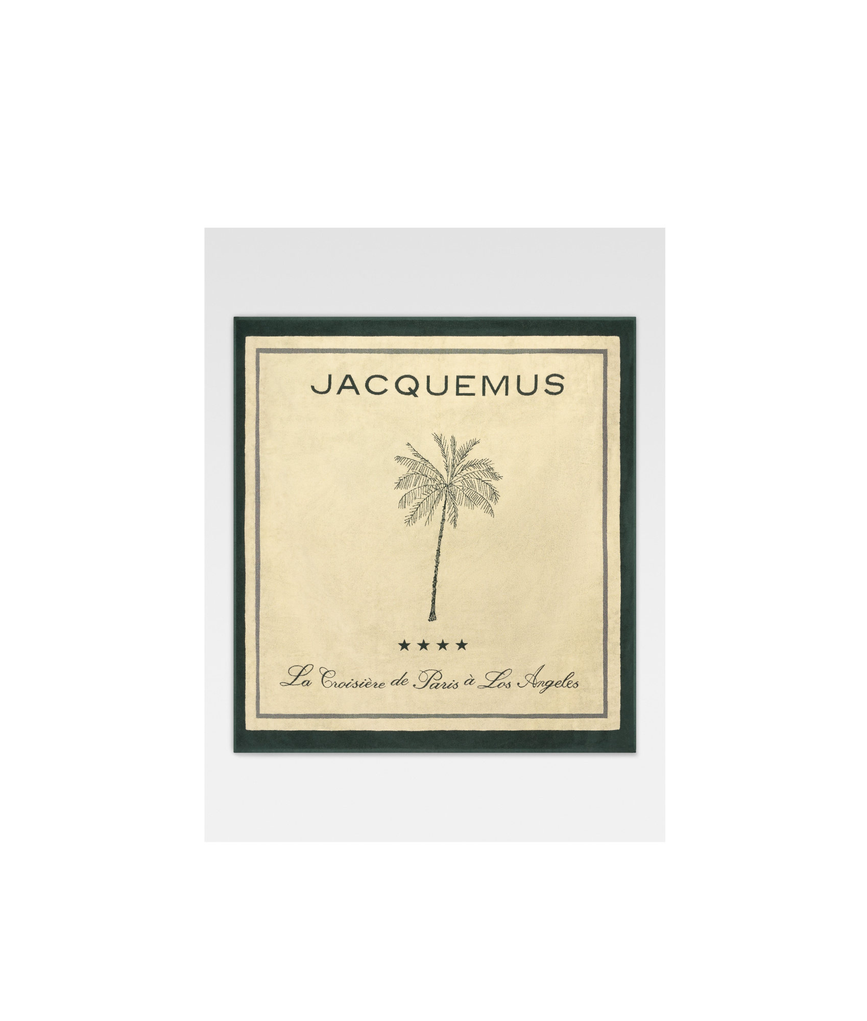 Jacquemus Croisière Beach Towel In White