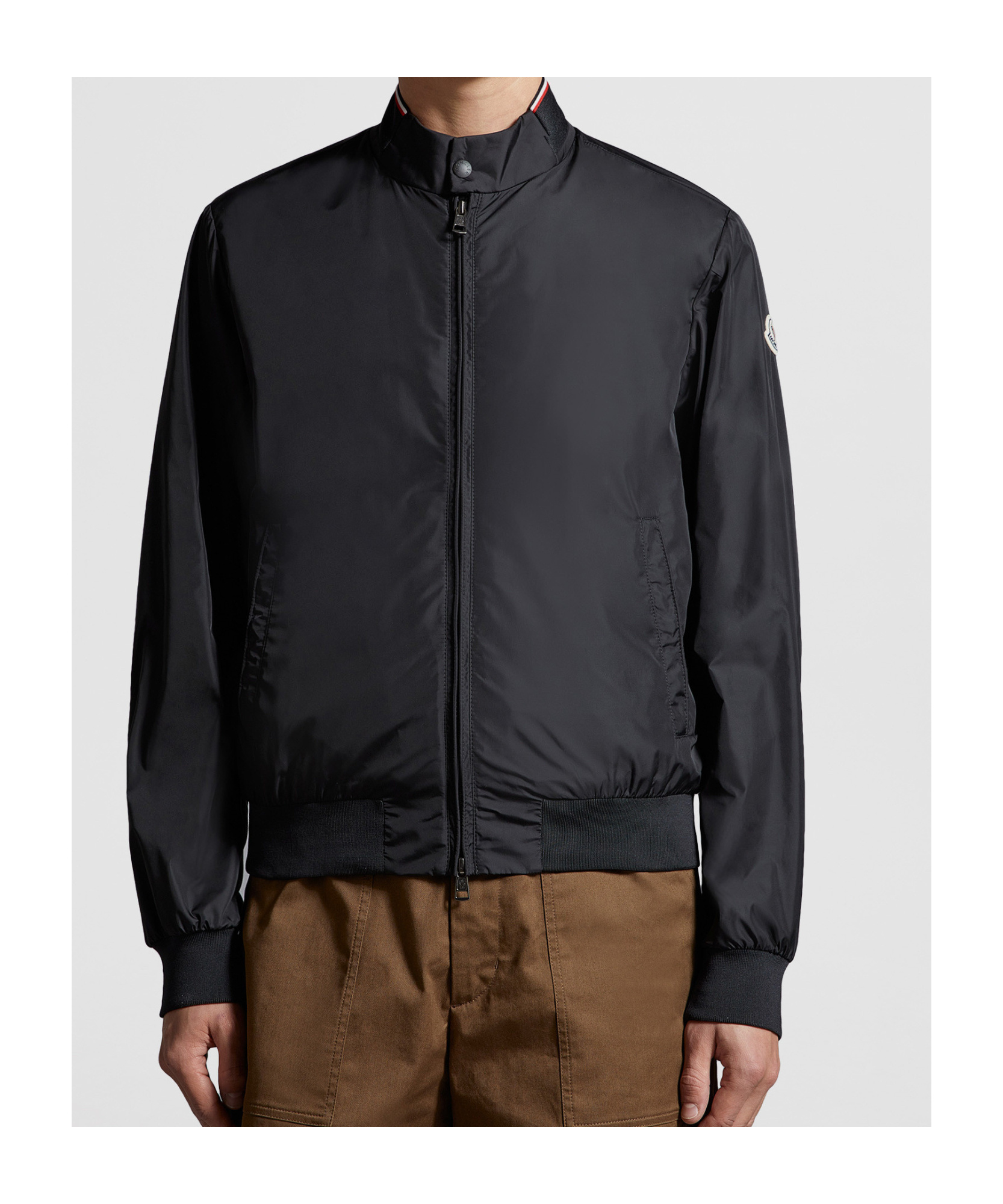 Shop Moncler Reppe Rain Jacket In Black