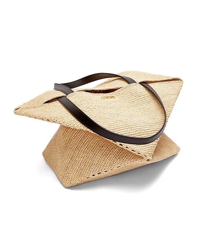 Loewe Extra-large Puzzle Fold Shoulder Bag In Nude