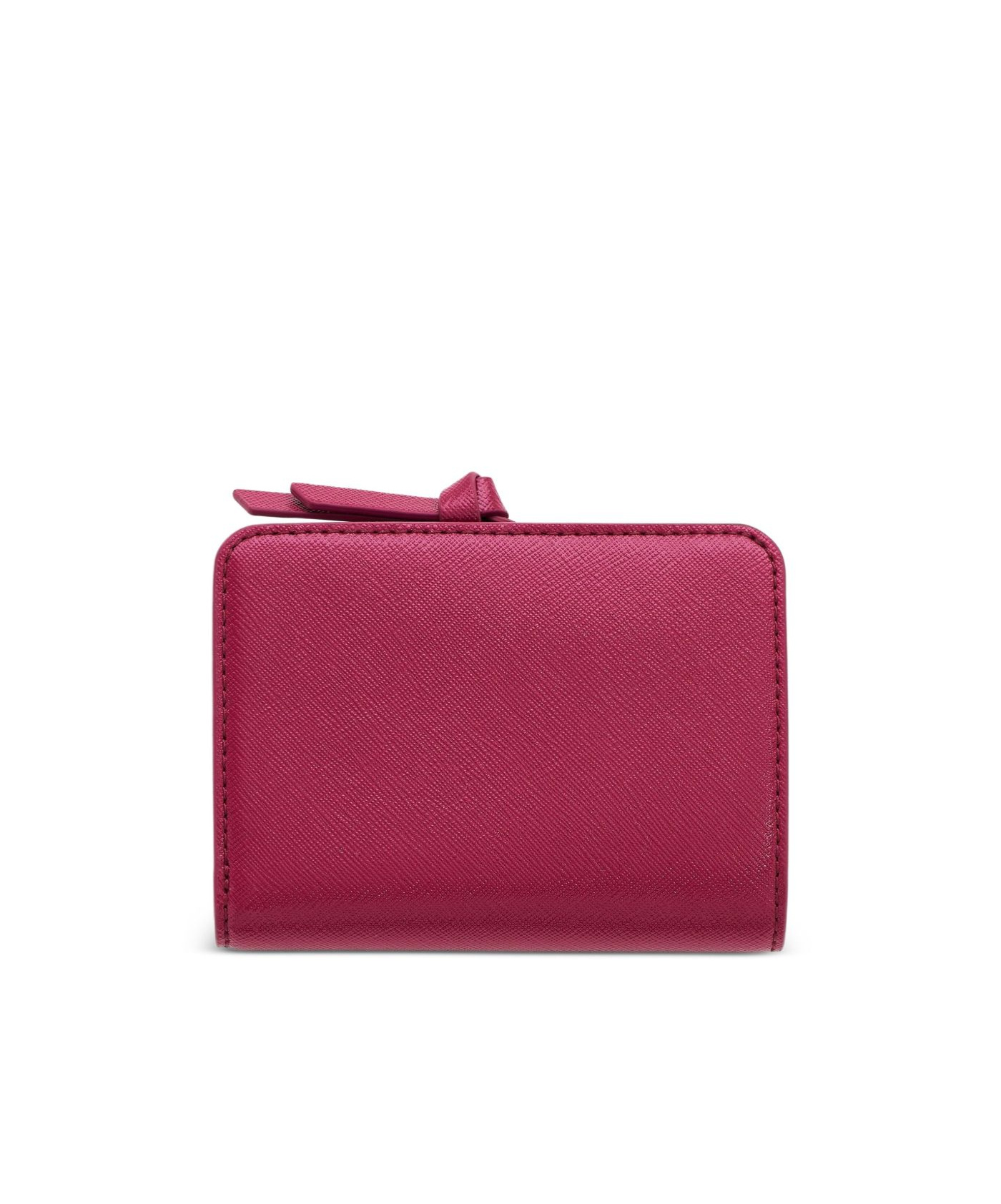 Marc Jacobs The Utility Snapshot Mini Compact Wallet In Burgundy