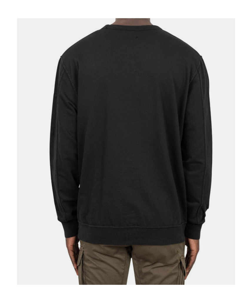 C.p. Company Logo Sweatshirt In Black