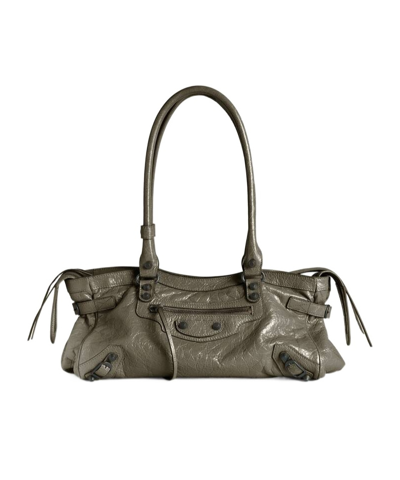 Balenciaga Women's Le City Bag East-west In Army Green In Green