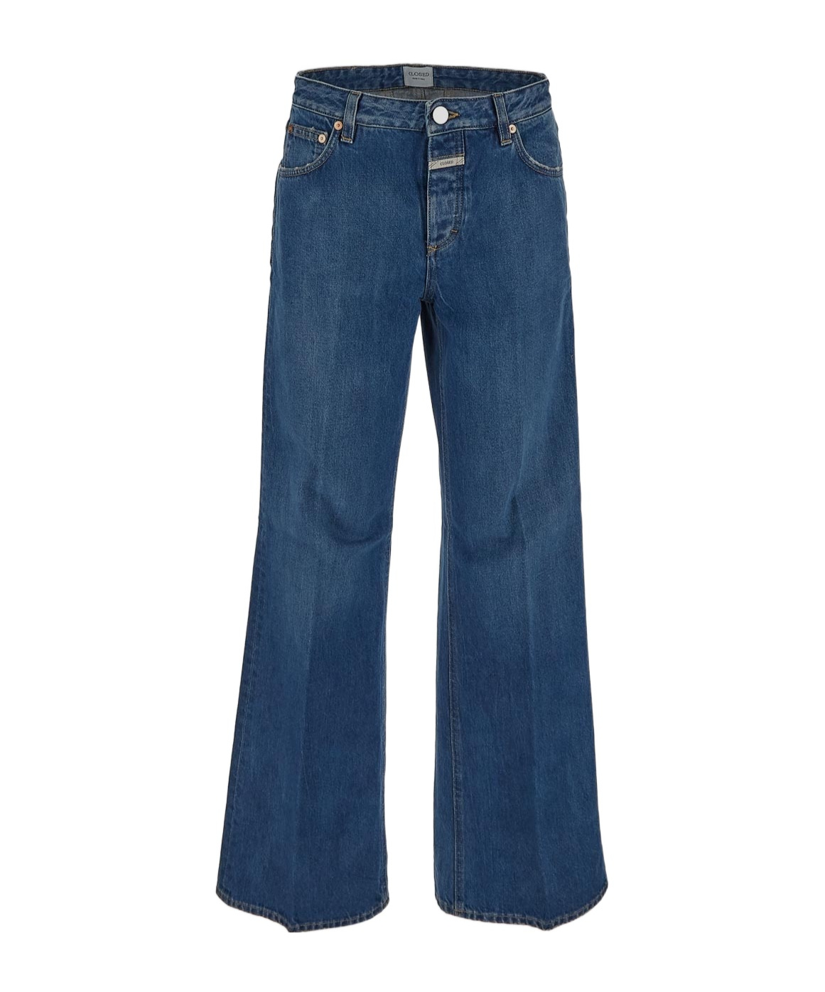 Shop Closed Nikka Wide-leg Jeans In Blue