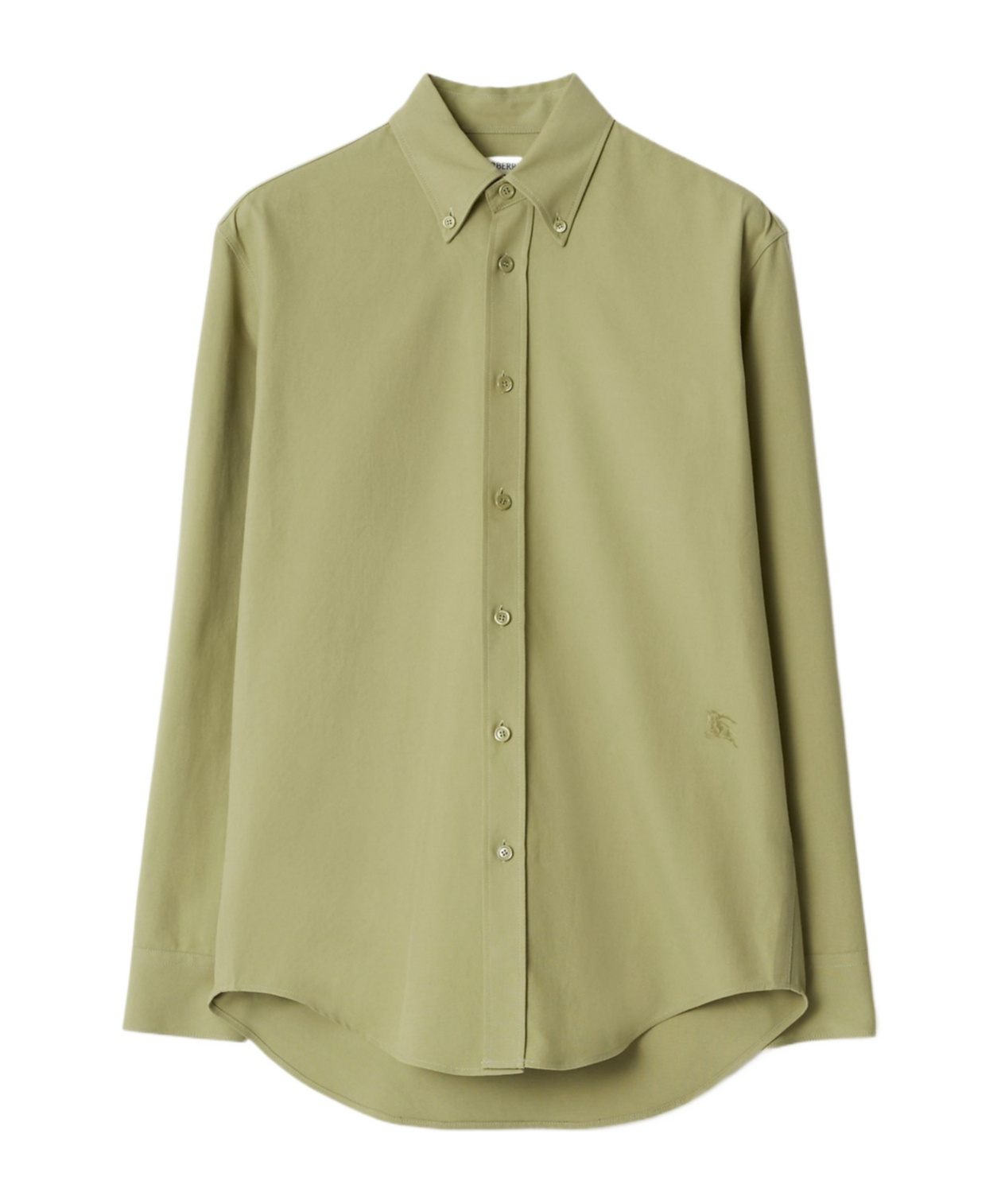 Burberry Ekd Embroidered Button-up Shirt In Nude