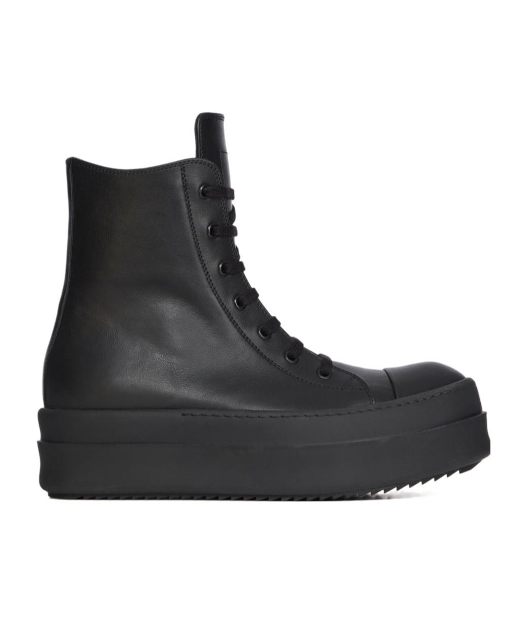 Rick Owens Round-toed Ankle Boots In Black